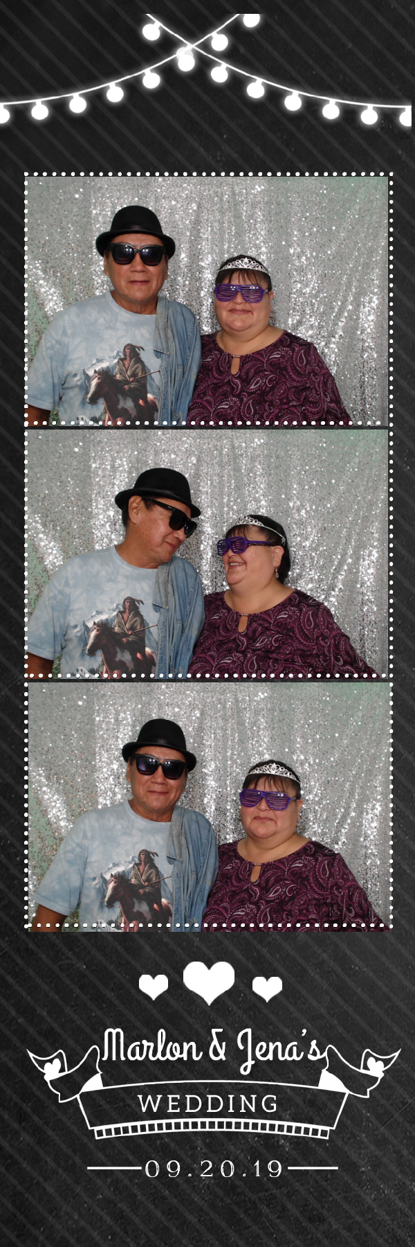 Jena and Marlon's Wedding | View more photos from the event at gallery.photoboothbillings.com/u/PhotoBoothBillings/Jena-and-Marlons-Wedding
